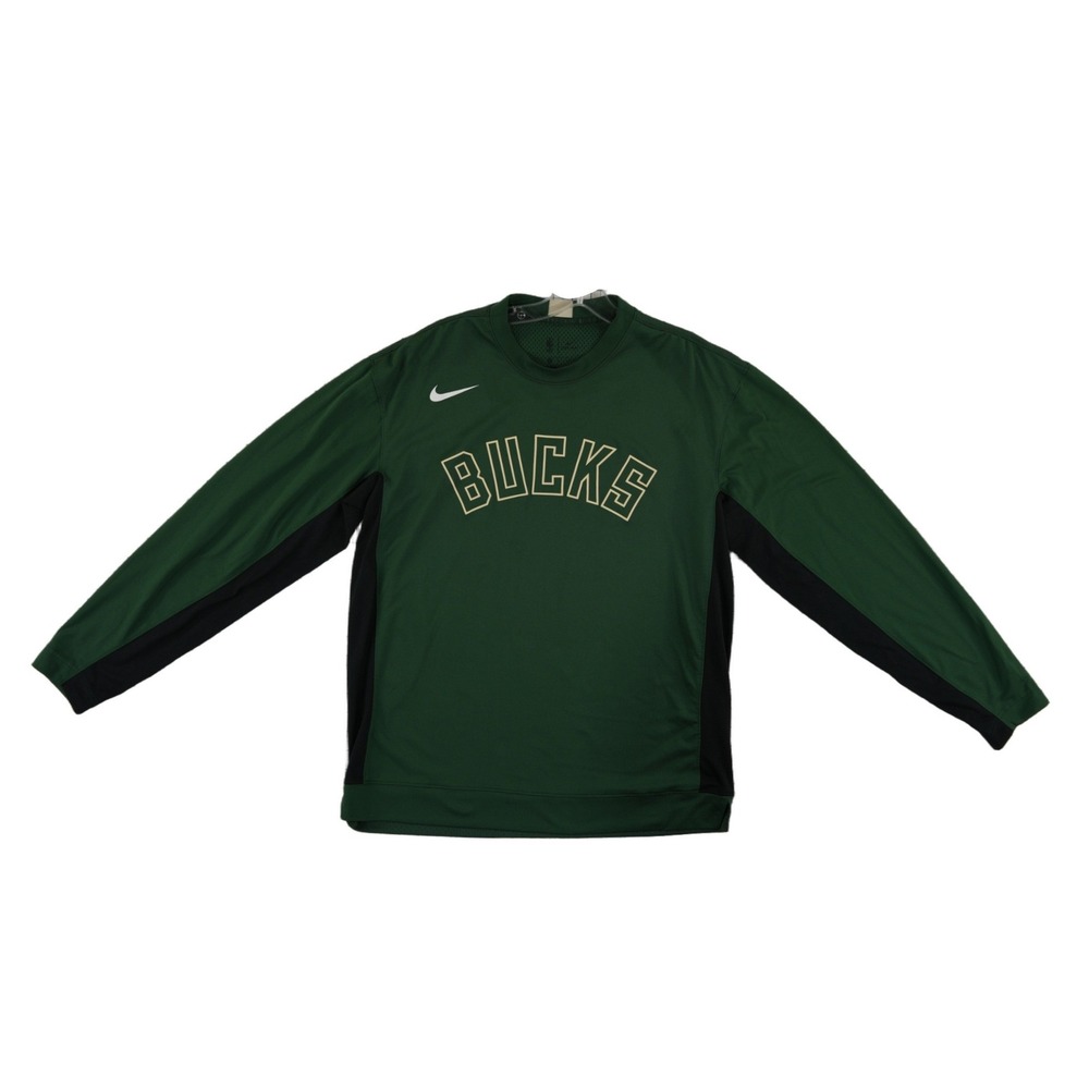 Nike NBA Dri-FIT‎ Milwaukee Bucks Shooting Shirt Men's Size Medium Green Jersey